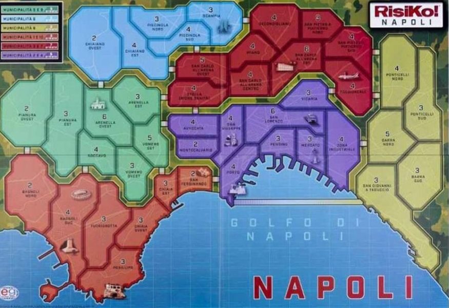 Arriva Risiko Napoli, la città partenopea scenario del popolare gioco da  tavola