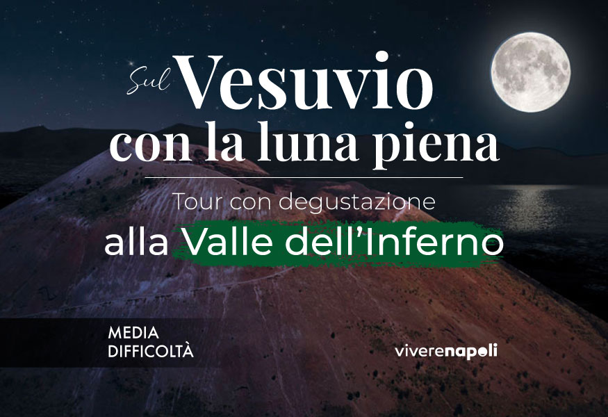 Tour alla Valle dell’Inferno del Vesuvio e aperitivo con la luna piena