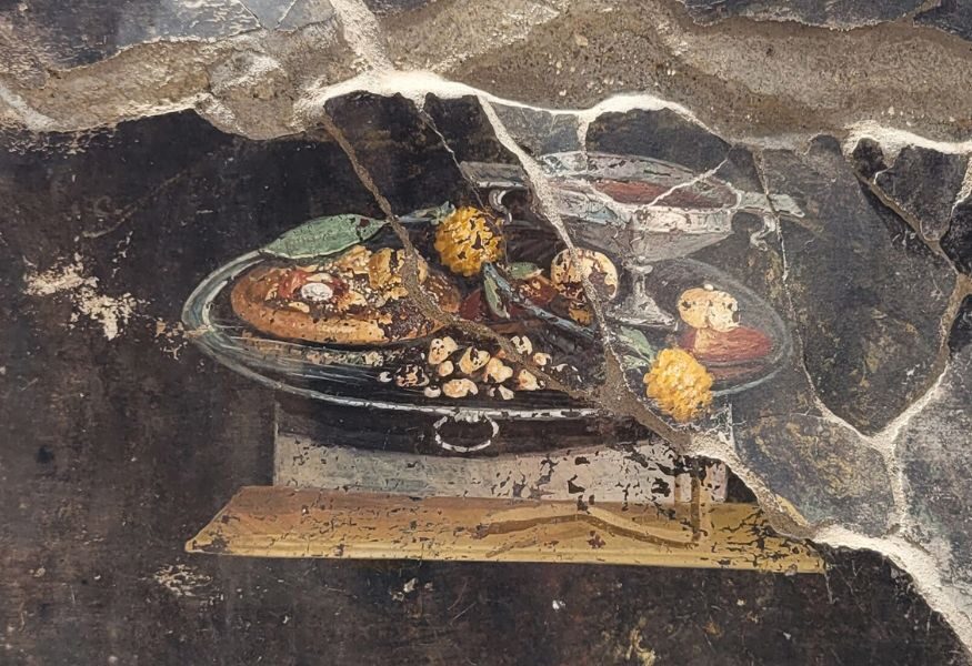 Pompei, Scoperto Nuovo Affresco: è Raffigurata Un'antenata Della Pizza