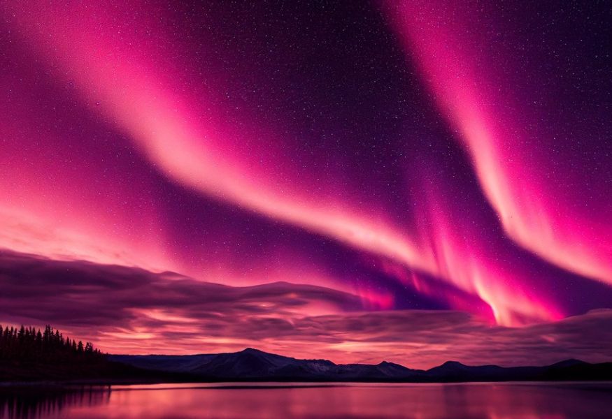 L'aurora boreale nei cieli italiani, le immagini spettacolari