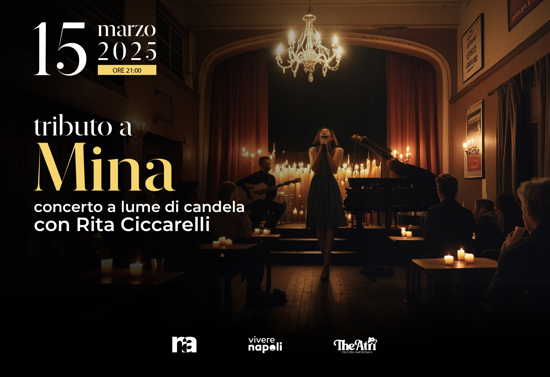 Tributo a Mina a lume di candela con Rita Ciccarelli